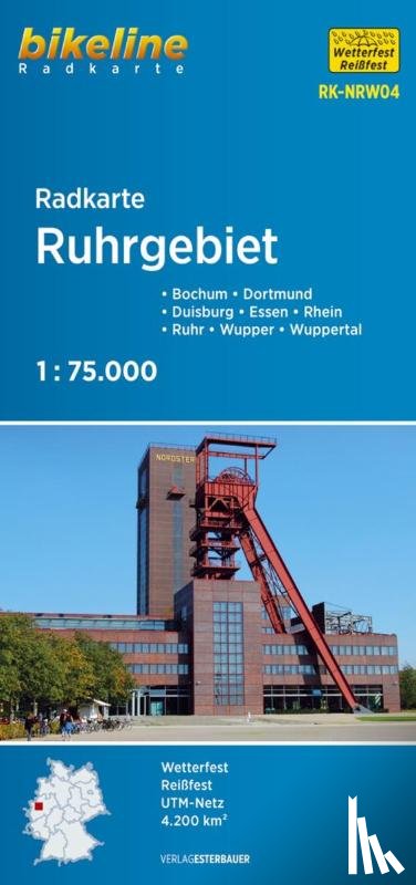  - Bikeline Radkarte Deutschland Ruhrgebiet 1 : 75 000 (RK-NRW04)