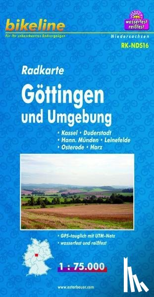  - Bikeline Radkarte Deutschland Göttingen und Umgebung 1 : 75 000