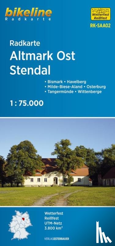  - Bikeline Radkarte Deutschland Altmark Ost Stendal 1:75.000