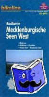  - Bikeline Radkarte Deutschland Mecklenburgische Seen West 1 : 75 000