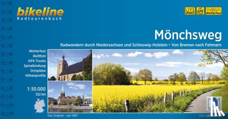  - Bikeline Radtourenbuch Mönchsweg