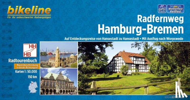  - Bikeline Radtourenbuch Radfernweg Hamburg-Bremen