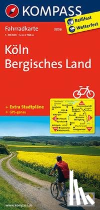  - KOMPASS Fahrradkarte 3056 Köln - Bergisches Land 1:70.000