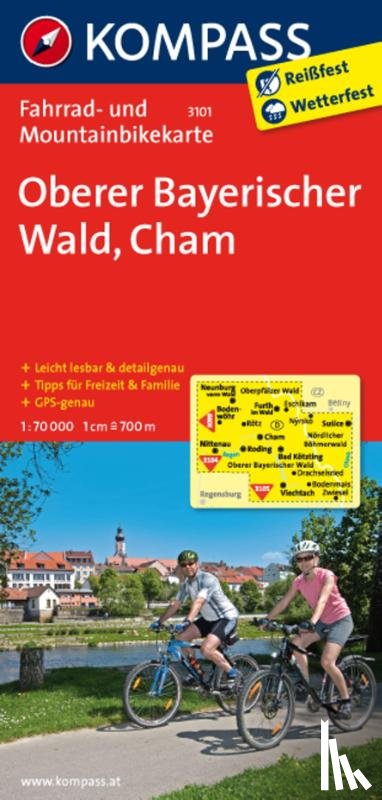  - Oberer Bayerischer Wald - Cham 1 : 70 000