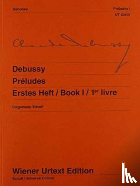 CLAUDE DEBUSSY - PRELUDES BOOK 1