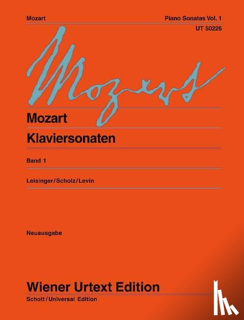WOLFGANG AMA MOZART - SONATAS VOL 1