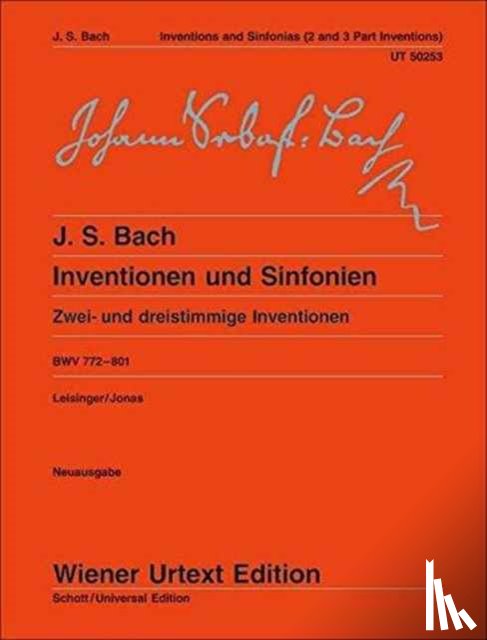 JOHANN SEBASTI BACH - Inventions And Sinfonias BWV 772-801