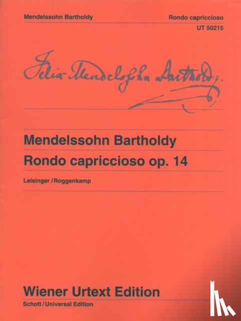 MENDELSSOHN BARTHOLD - RONDO CAPRICCIOSO OP 14