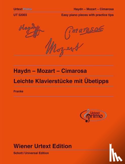 Mozart, Wolfgang Amadeus, Haydn, Joseph, Cimarosa, Domenico - Haydn - Mozart - Cimarosa