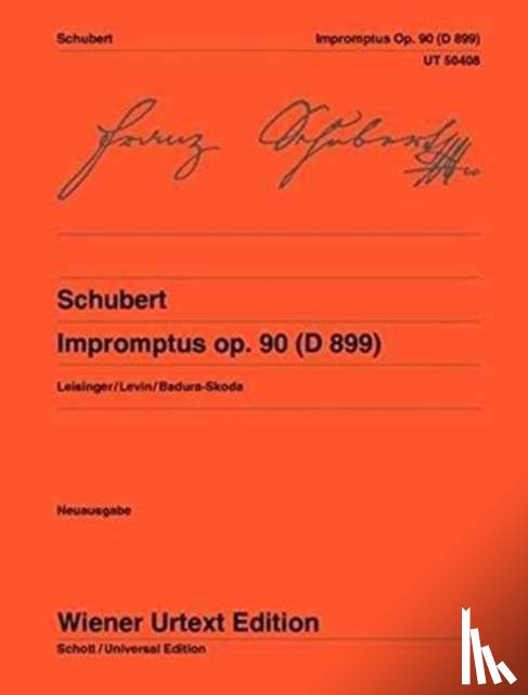 Schubert, Franz, Levin, Robert D., Badura-Skoda, Paul, Leisinger, Ulrich - Impromptus
