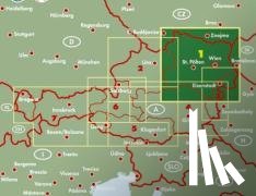  - Sheet 1, Lower Austria - Vienna Road Map 1:200 000