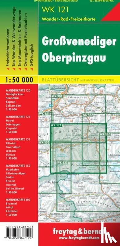  - Großvenediger - Oberpinzgau 1 : 50 000. WK 121