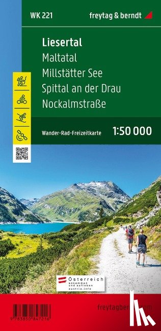  - Liesertal, Maltatal, Millstätter See, Spittal an der Drau, Nockalmstrasse 1 : 50 000