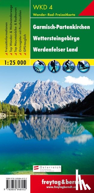  - Garmisch-Partenkirchen: Wettersteingebirge, Werdenfelser Land 1 : 25 000