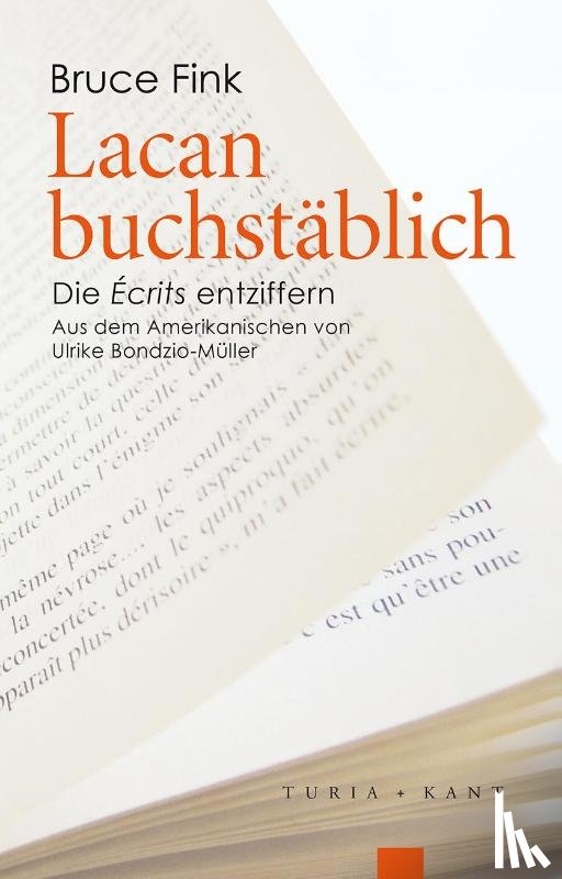 Fink, Bruce, Bondzio-Müller, Ulrike - Lacan buchstäblich