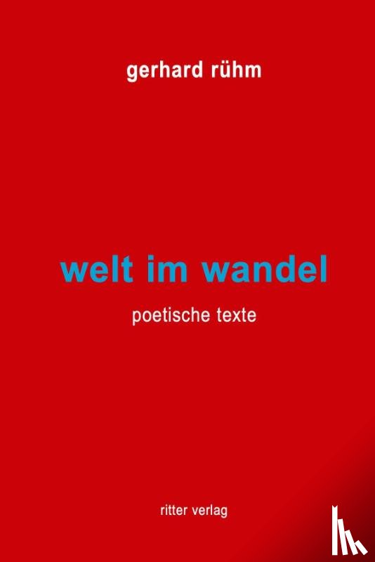 Rühm, Gerhard - welt im wandel