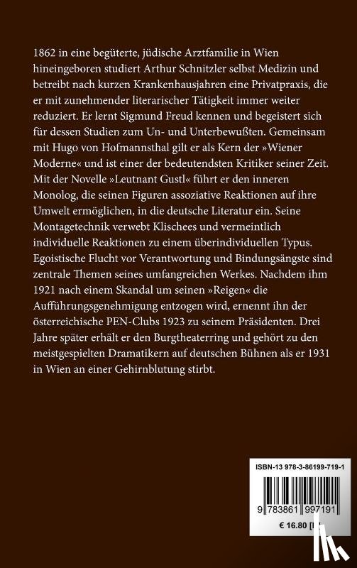 Schnitzler, Arthur - Frau Berta Garlan