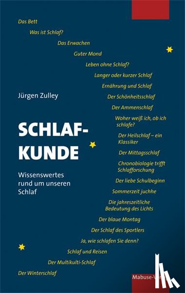 Zulley, Jürgen - Schlafkunde