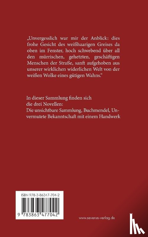 Zweig, Stefan - Die unsichtbare Sammlung. Novellen