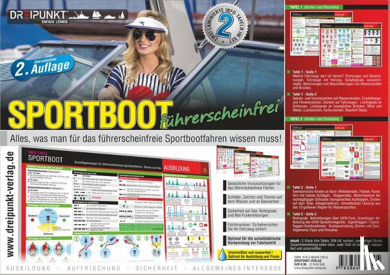 Schulze, Michael - Info-Tafel-Set Sportboot führerscheinfrei