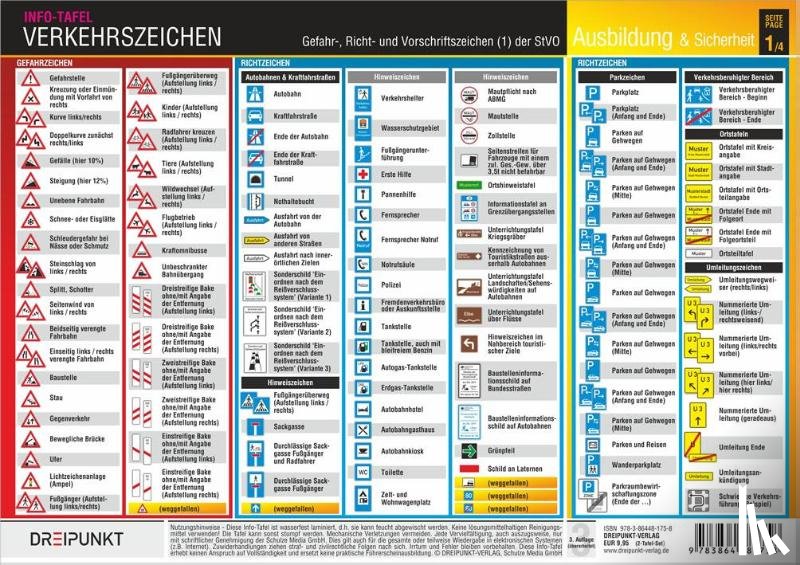 Schulze, Michael - Info-Tafel-Set Verkehrszeichen