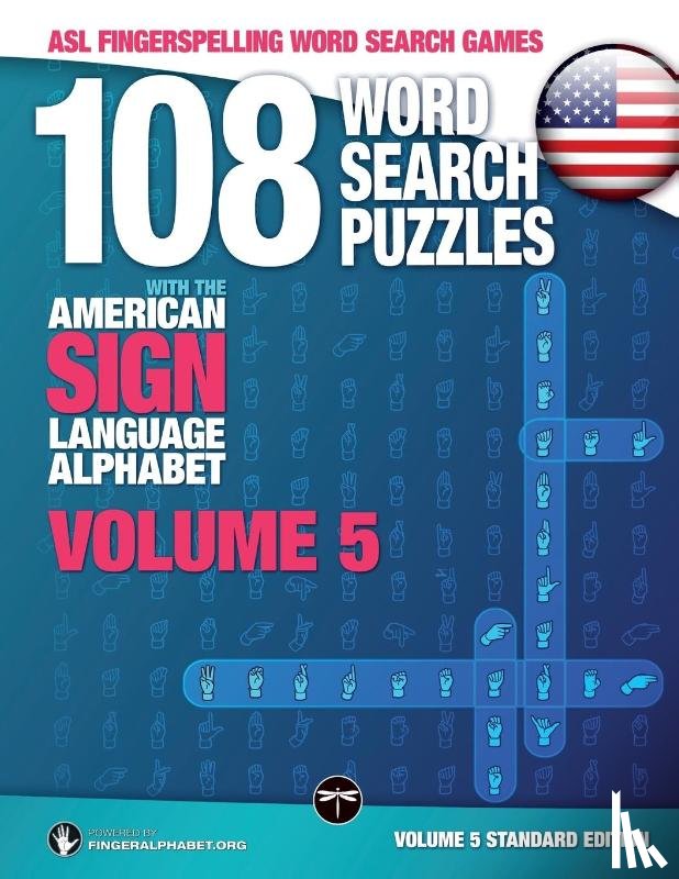  - 108 Word Search Puzzles with the American Sign Language Alphabet, Volume 05