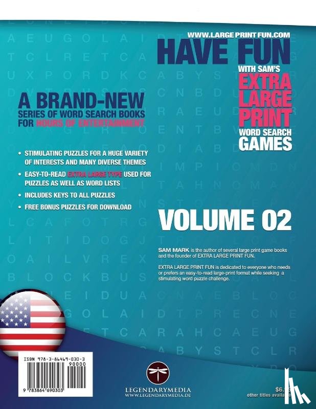 Sam Mark, Mark - Sam's Extra Large-Print Word Search Games