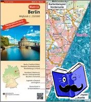  - Berlin Umgebungskarte mit Satellitenbild 1:250.000