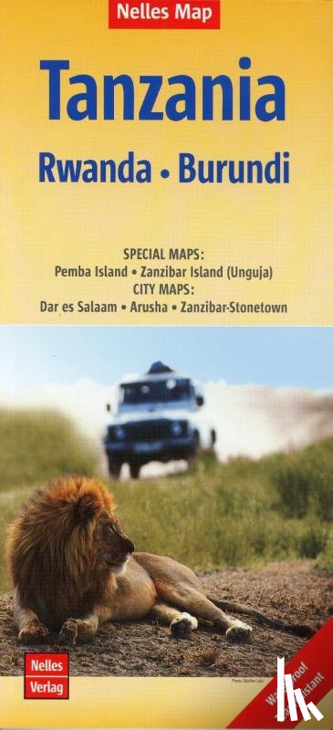  - Nelles Map Tanzania - Rwanda - Burundi 1:1 500 000