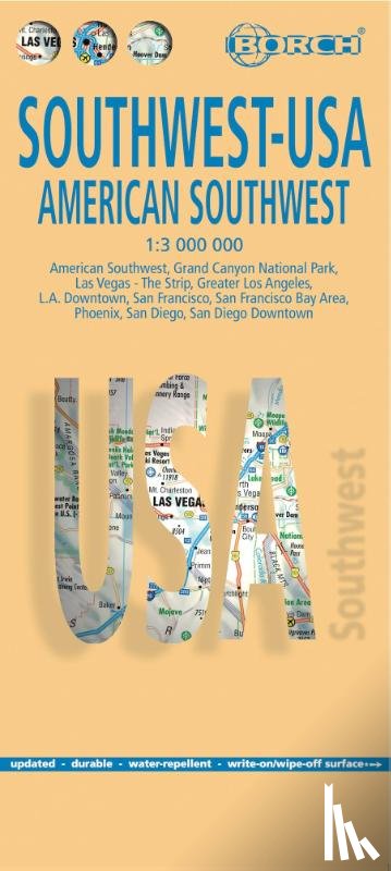  - USA Southwest - American Southwest, Borch Map