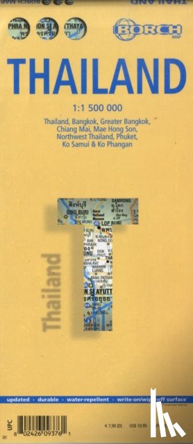  - Thailand, Borch Map