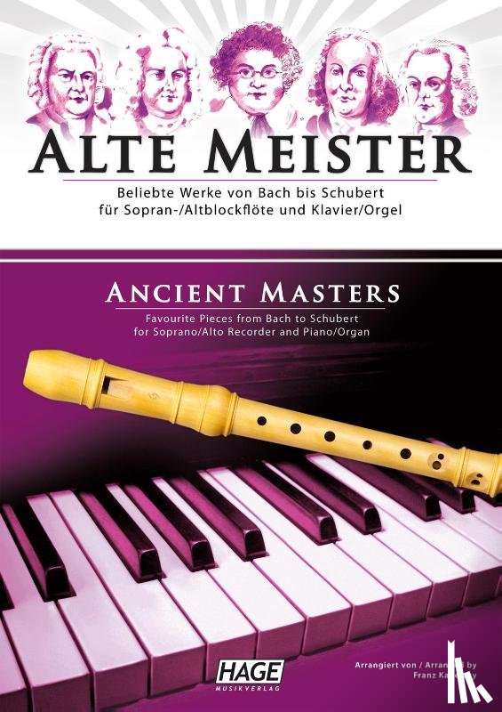 Kanefzky, Franz - Alte Meister für Sopran-/Altblockflöte und Klavier/Orgel