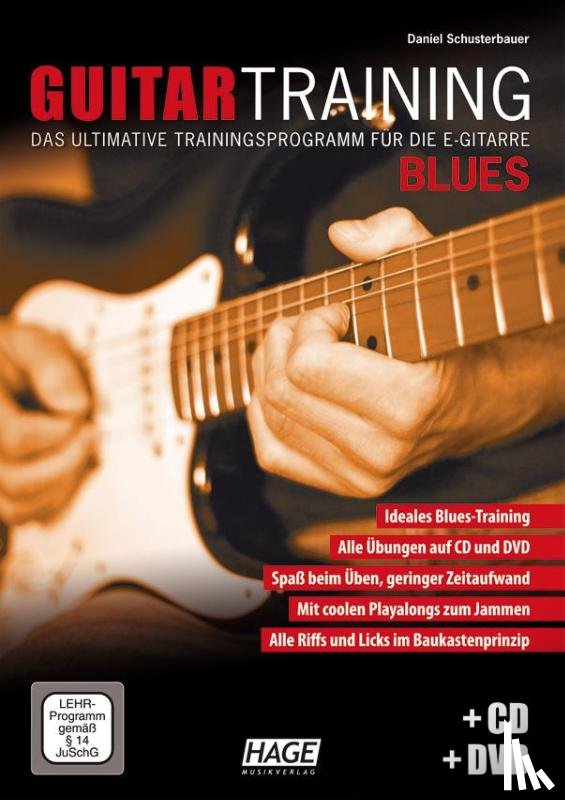Schusterbauer, Daniel - Guitar Training Blues + CD + DVD