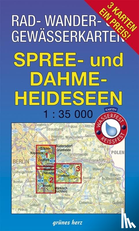  - Rad-, Wander- und Gewässerkarten-Set: Spree- und Dahme-Heideseen