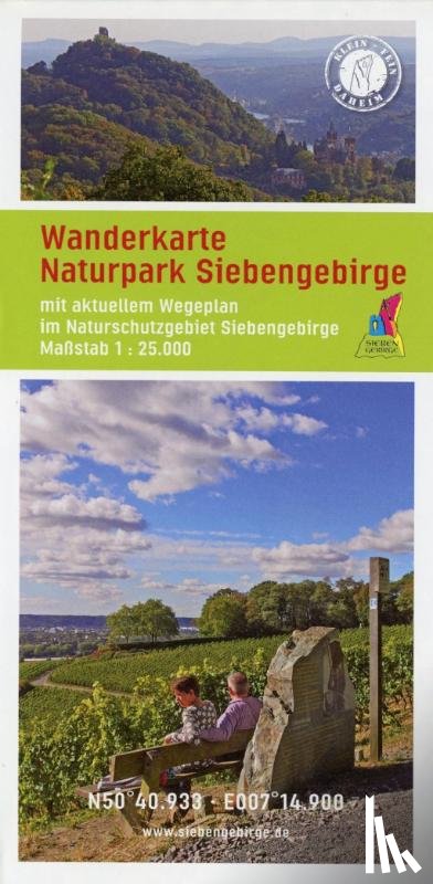  - Wanderkarte Naturpark Siebengebirge 1:25.000