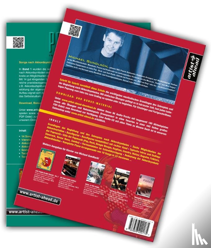 Gundlach, Michael - Pop-Piano in der Praxis - Band 1 & 2 - Set