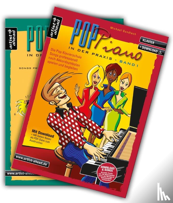 Gundlach, Michael - Pop-Piano in der Praxis - Band 1 & 2 - Set