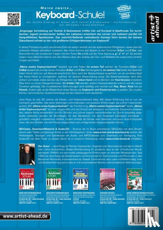 Rupp, Jens - Meine zweite Keyboardschule!
