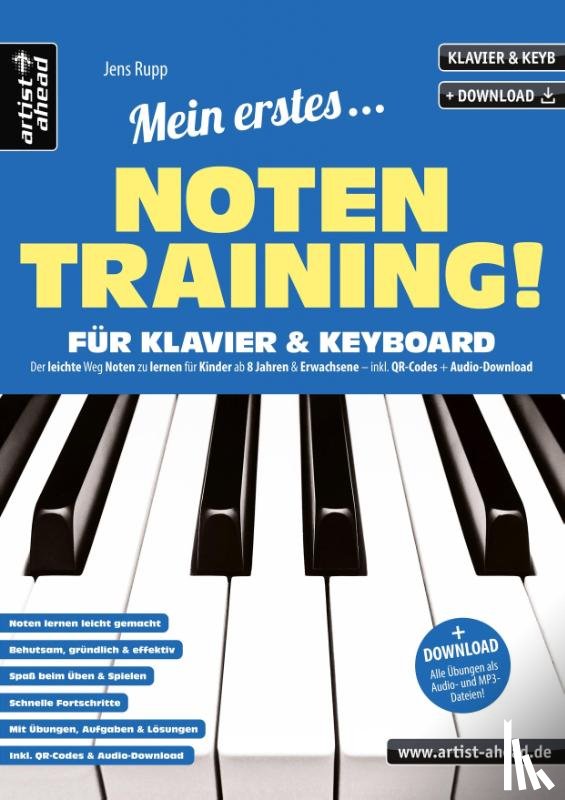 Rupp, Jens - Mein erstes Notentraining für Klavier & Keyboard!