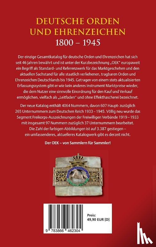 Nimmergut, Jörg, Nimmergut, Anke, Autengruber, Michael - Deutsche Orden und Ehrenzeichen 1800 - 1945