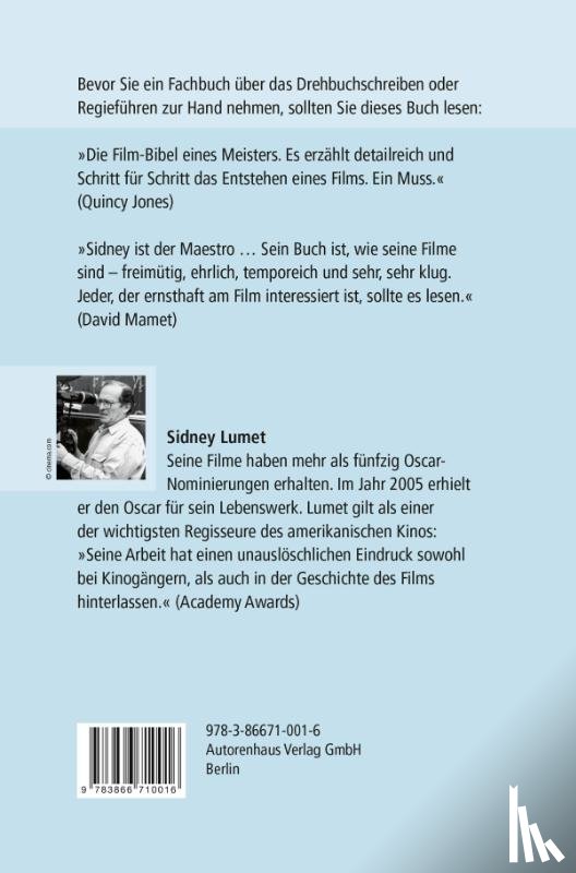 Lumet, Sidney - Filme machen