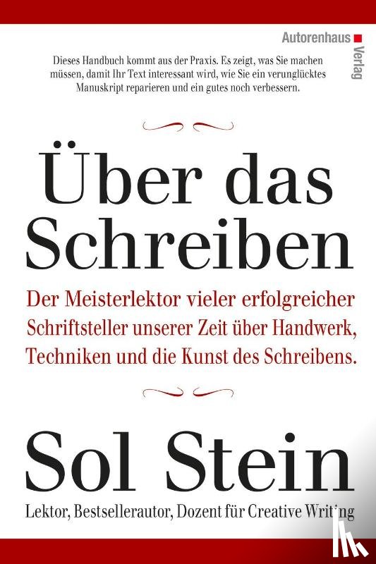 Stein, Sol - Über das Schreiben
