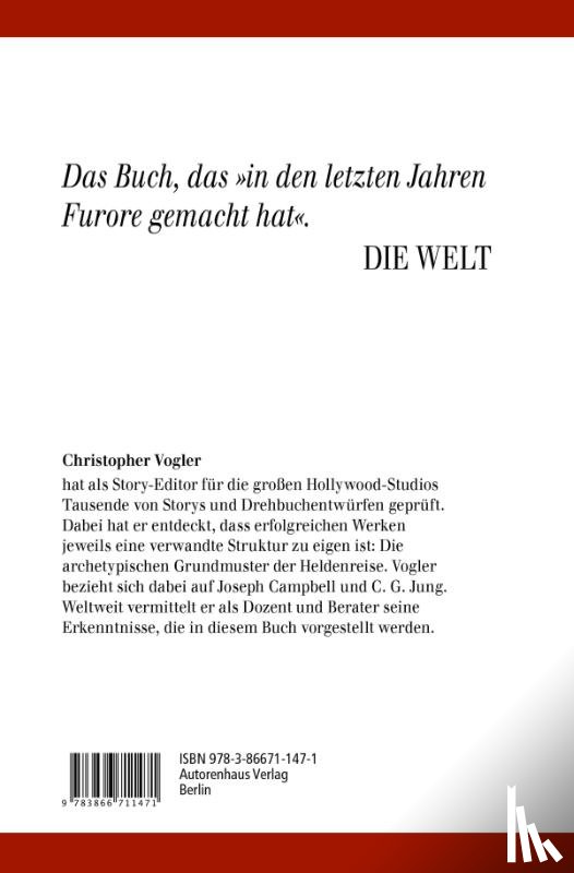 Vogler, Christopher - Die Odyssee der Drehbuchschreiber, Romanautoren und Dramatiker
