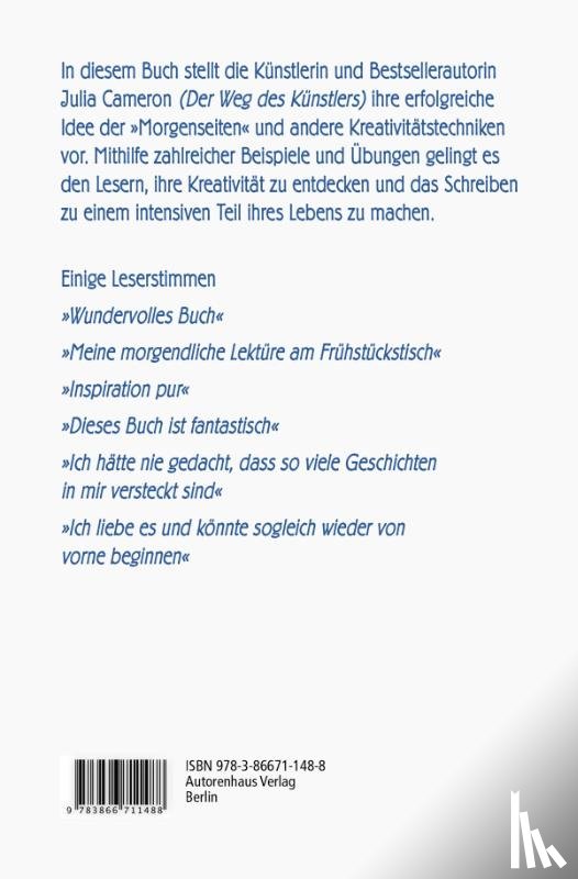 Cameron, Julia - Von der Kunst des kreativen Schreibens
