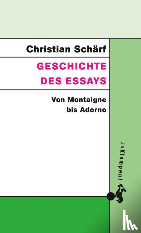 Schärf, Christian - Geschichte des Essays