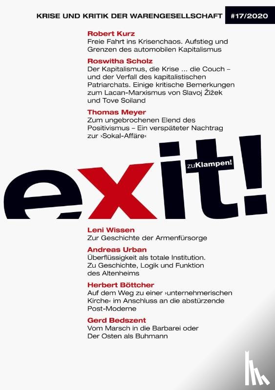  - exit! Krise und Kritik der Warengesellschaft, Heft 17