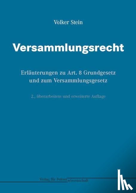 Stein, Volker - Versammlungsrecht
