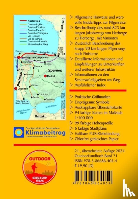 Joos, Raimund - Spanien: Jakobsweg Küstenweg Camino de la Costa, Camino del Norte und beliebte Varianten