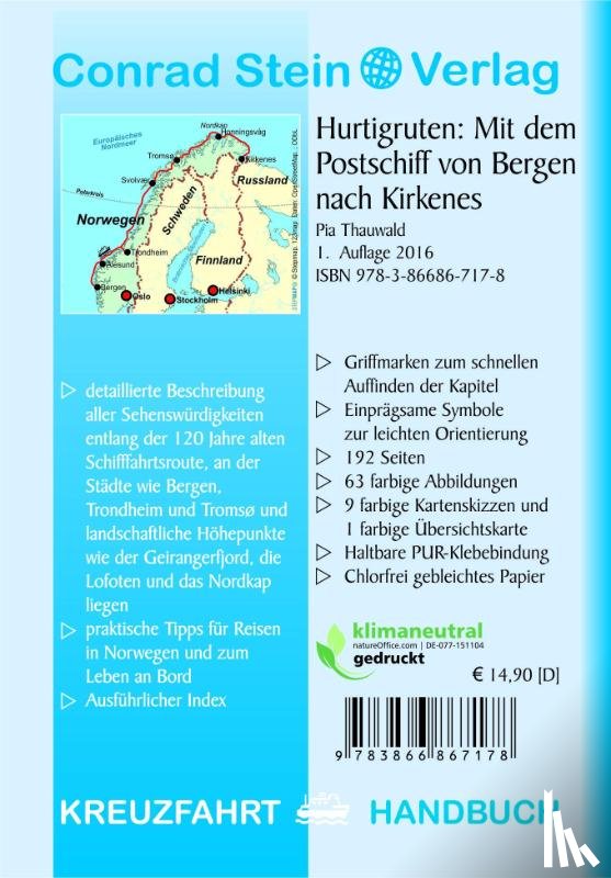 Thauwald, Pia - Hurtigruten: Mit dem Postschiff von Bergen nach Kirkenes