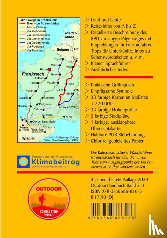 Simon, Martin - Jakobsweg Trier - Le Puy-en-Velay